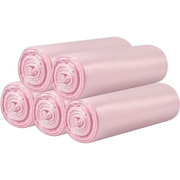 5 Rolls Small Trash Bags-100 Counts Durable 4 Gallon Small Garbage Bags for home - Picture 1 of 6